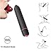 Powerful Bullet Vibrator with 10 Modes, Portable Mini Pocket Vagina Stimulator, Rechargeable Waterproof Super-Strong Adult Sex Toys for Women with Discreet Package (BlackRed)