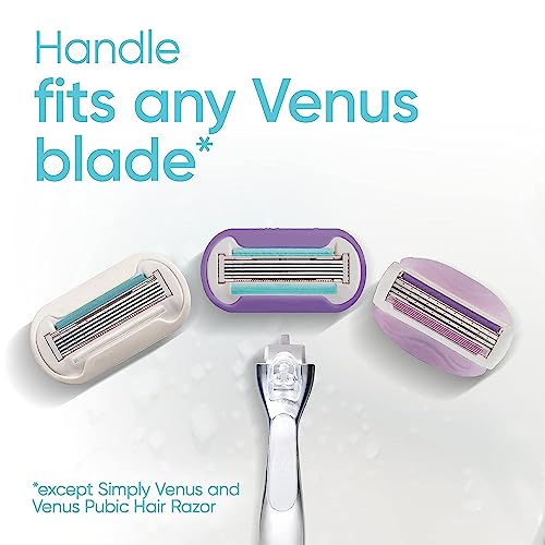 Gillette Venus Deluxe Smooth Platinum Razors for Women, 1 Venus Razor