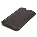 Dockem Executive Sleeve for iPhone 11 Pro, XS, X (5.8 inch) – Slightly Padded Premium Vegan Leather w/Microfiber Lining - Slim Slip-on Case [Dark Brown]