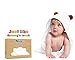 Premium Quality 100% Organic White Bamboo Baby Hooded Bath Towel By Lucid Top – Bathrobe With Hood For Babies & Infants – Non-toxic & Hypoallergenic – Bonus Set Of 2 Washcloths Included