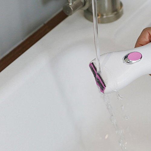 Tezam Ladies Electric Shaver,3-Blade Wet/Dry Cordless Women??¡ê¡ès Electric Razor Hair Removal Shaver for Face Leg Armpit Arm Bikini Line Body - Thumbnail 6