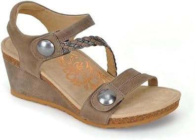 aetrex naya wedge sandal