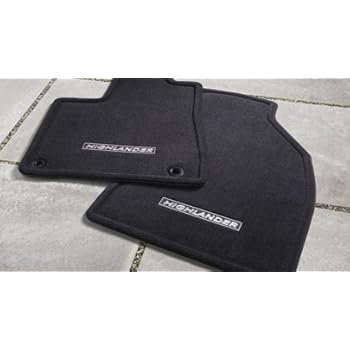 MAXFLOORMAT Floor Mats for Toyota Highlander Non Hybrid (2008-2013) (3 Row Set) (Black