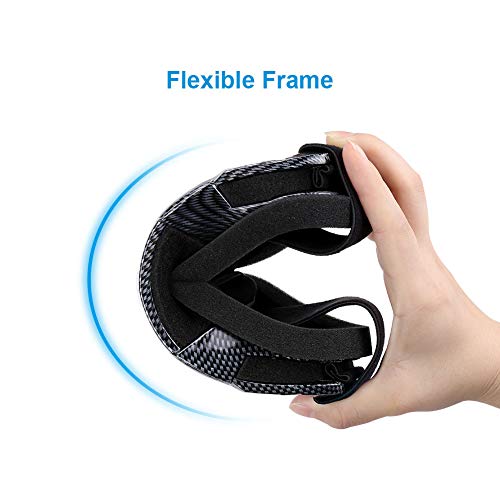 TekkPerry Motorcycle Goggles, UV Protection Safety Goggles Ski Goggles Snowboard Motocross Goggles Bicycle Dirt Bike Off Road Racing Goggles, Adjustable Strap Anti-Glare Windproof Outdoor Goggles
