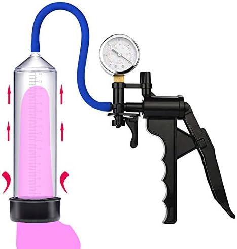 Manual Operation Vacuum Pump P-ênîs Girth Enlargement Enhâncêr Pump P-ênîs Pump P-ênîs Éxtêndêr with Instrument Paneg for Men P-ênîsgrowth Pump P-ênîsêxtender Length Device for Men-VG02