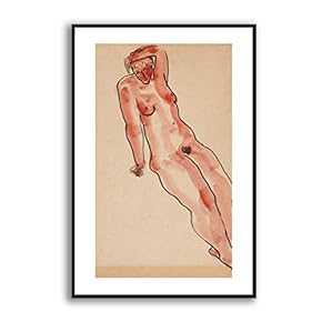 Framed Canvas Wall Art for Living Room, Bedroom Sexy Girls by Sanyu Canvas Prints for Modern Home Decoration Ready to Hang - 16"x24" inches