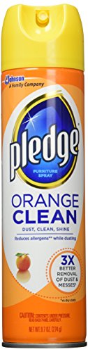 Pledge Wood Polish, Orange, 9.7 Ounce (Pack of 12)