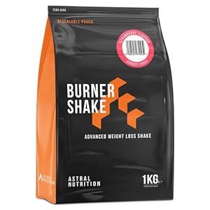 Burner Shake – 1 Month Supply Strawberry | Fat Burning Weight Loss Shake | Contributes to Metabolism | Suppresses Appetite