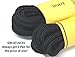 2 Pair Pack Heavy Duty Round 1/8 4mm Thick Boot Long Lasting Shoelaces (54 Inch 137 cm, Black)