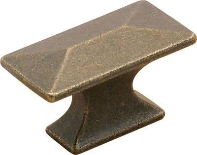 Belwith Keeler Bungalow Collection 1 3/4 Rectangle Cabinet Knob Windover Antique by Hickory Hardware