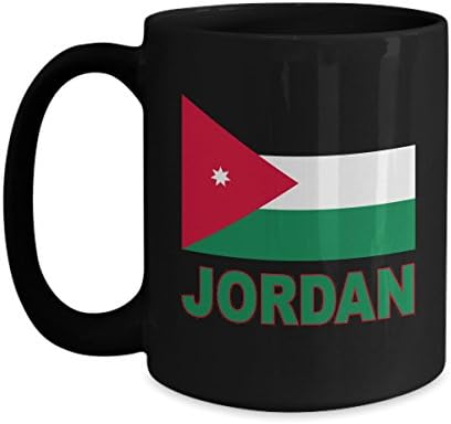 The Pride of Jordan - Jordanian Flag: Ceramic Coffee Mug