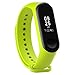 5 Pcs Xiaomi Mi Band 4 Strap Bracelet Replacement Silicone Strap for Xiaomi Mi 3/4 Band Smart Watch Wristband Waterproof Wearable Breathable (Color 2)