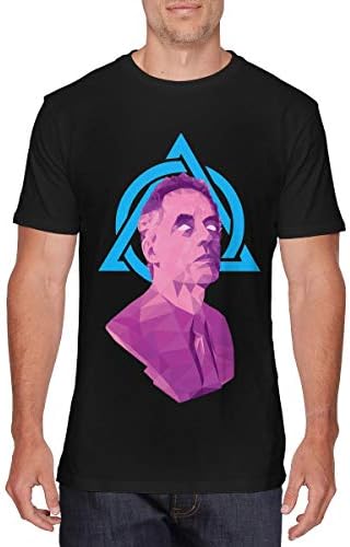 zhejinij Mens Funny Jordan Peterson Tee Black