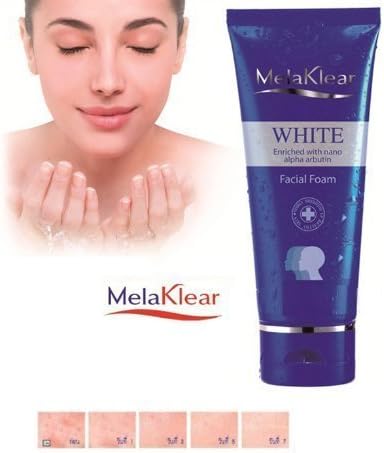 Melaklear White Enriched with Nano Alpha Arbutin Anti-Melasma Facial Foam 80 G by Melaklear