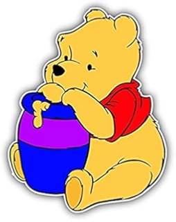Amazon Com Winnie The Pooh Piglet Cartoon 5 Inch Sticker Graphic Auto Wall Laptop Cell Phone Bumper Window Decal Sticker Automotive