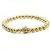 JY Jewelryhandmae 6mm gold hematite beads with gold buddha protection pray energy strength yoga bracelet