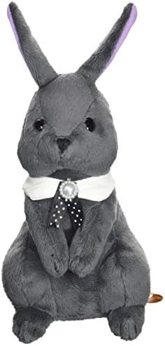 Hare Lily Sit stuffed dark grey toy Rabbit