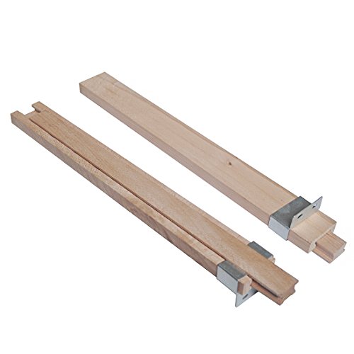 Btibpse Wooden Drawer Slides 16 Inches Classic Wood Center Guide