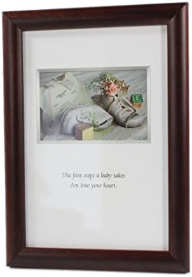 Irish Baby Blessing Framed Art 4x6 Baptism Gift