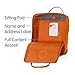 Fjällräven Kånken Unisex Travel Backpack - Side Slip Pocket - Adjustable Shoulder Straps - Dual Top Handles Brick One Size One Size