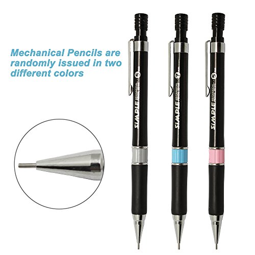 Meetory 360 Pack Lead Refills, 0.5 mm and 0.7 mm Mechanical Pencils each 360 Pack Lead Refills, 0.5 mm and 0.7 mm Mechanical Pencils each with 180Pcs HB Pencil Lead for Drawing, Writing, Art Sketching