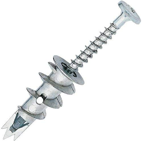 100 x Metal Driva Plasterboard Fixings & Screws