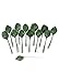 Darice B35441-54 Small Single Leaf Leaves, 2-Inch, Green, 144-Pack