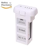 11.1 V 5400mAh Replacement LiPO Battery for DJI Phantom 2, Phantom 2 Vision, Vision+ (compatible with DJI all Phantom 2 series drones, Vision, Vision plus and Phantom 2 chargers)