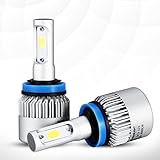 Beamtop 1 Pair F-S2 LED Headlight H11 ( H8 H9 ) 72W 8000 Lumens Headlight Bulbs With COB Chip Fog Light , 6500K Cool White