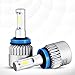 Beamtop H11 (H9 H8) LED Headlight Bulbs F-S2 series Conversion Kit 72W 8000LM 6500k COB Chips Fog Light Headlamp Bulbs (Pack of 2)