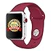 Apple Watch Band 38mm,Fendy Soft Silicone iWatch Sport Band for Apple Watch Series 3, Series 2,Series 1,Sport & Edition,Rose Red