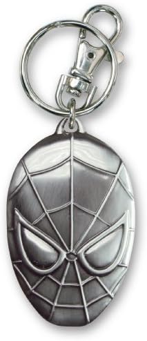 Marvel Spider-Man Head Pewter Key Ring