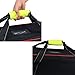 Cosmos 5 Pieces Fluorescence Yellow Comfort Neoprene Handle Wraps/Grip/Identifier for Travel Bag Luggage Suitcase Travel Bag Laptop Computer Tote Briefcases