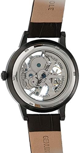 Kenneth Cole New York Men's Quartz Stainless Steel Case Leather