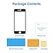 JETech Screen Protector for iPhone SE 2020, iPhone 8 and iPhone 7, 4.7-Inch, Full Coverage Tempered Glass Film (Black)
