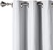 Amazon Basics Light Blocking Room Darkening Blackout Window Curtain with 2 Panels Grommets, for Living Room and Bedroom, 52 x 63 inches, White - Set of 2