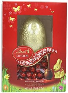 Milk Chocolate Large Egg with Small Truffle Eggs, Easter Boxed Set, By Lindt Lindor
