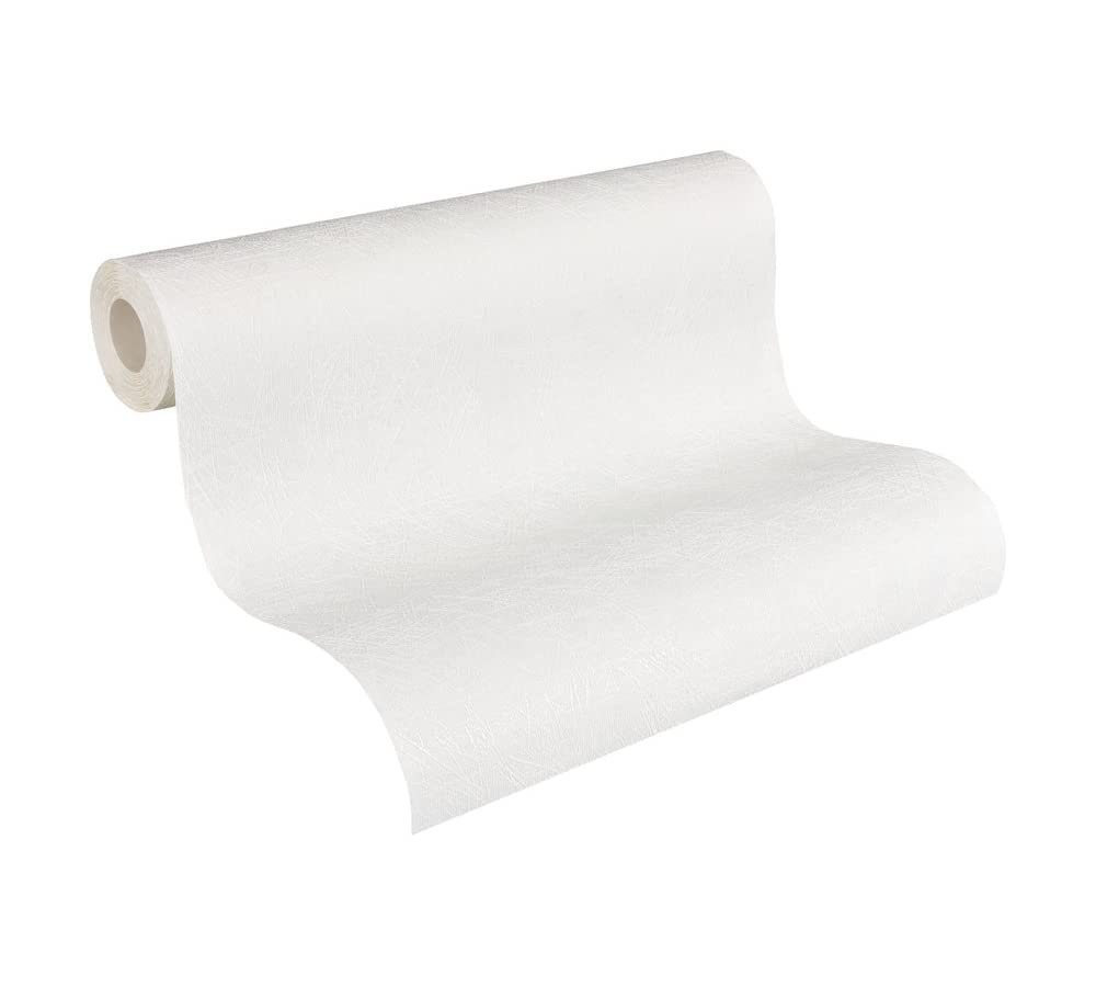 A.S. Création Paintable Non-Woven Wallpaper 10.05 x 0.53 m Made in Germany 167613 1676 White – 13