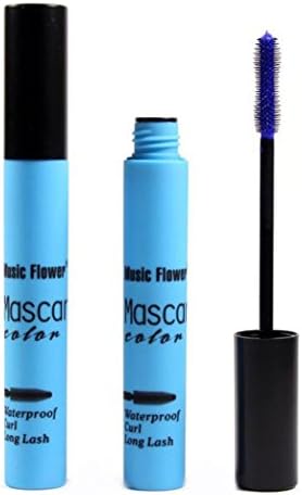 AUSKA Colorful Waterproof Makeup Eyelash Long Curling Mascara Eye Lashes Extension (Blue)