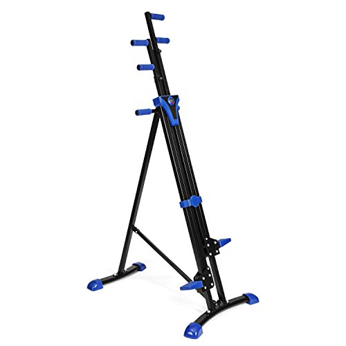 Kaluo 350lb Vertical Climber with LCD Screen, Step Climbing Machine Stepper Exercise Fitness Folding Stair Cardio Equipment (US STOCK)