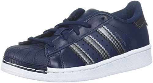 adidas Originals Kids' Superstar C, Collegiate Navy/Night Metallic/Collegiate Navy, 1 M US Little Kid