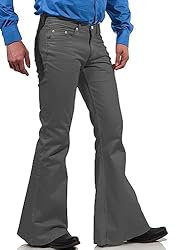 70s Disco Pants for Men,Mens Bell Bottom Jeans