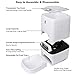 Automatic Cat Feeder Timed Programmable Auto Pet Dog Feeder Food Dispenser for Kitten Puppy | Dry Portion Control Up to 4 Meals/Day,Voice Recording,Battery and Plug-in Power