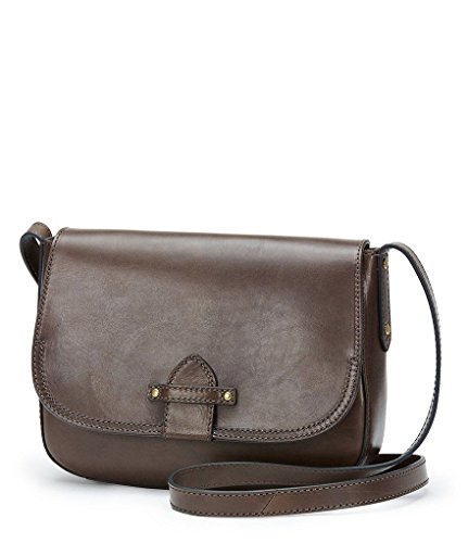 FRYE Casey Crossbody Leather Bag Purse Charcoal