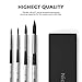Nicpro 4 PCS Professional Watercolor Paint Brush Set, Artist Squirrel Paint Brushes Round for Painting Gouache Mop