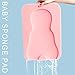 Baby Comfy Bath Sponge Mat Infant Soft Anti-Slip Bath Cushion