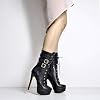 LISHAN-Womens-Mid-Calf-Platform-Boots-Lace-Up-Stiletto-High-Heel-Punk-Motorcycle-Sexy-Ankle-Booties