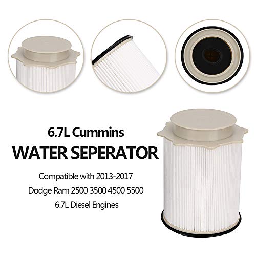 6.7 Cummins Fuel Filter Water Separator Oil Filter Kit For 20132018