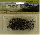 Wee Scapes Architectural Model Trees Wire Foliage Trees (dry leaves) 1 1/2 in. - 3 in. pack of 24