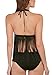 FanShou Women Halter Fringe Bikini Top Two Pieces Tassels Bikini Set Swimsuit